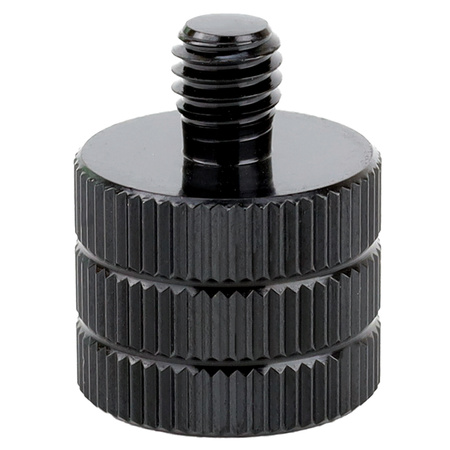 Adapter 1/4" żeński na M6 męski przejściówka aluminiowa do kamer statywów