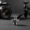 Adapter 1/4" męski na 3/8" męski przejściówka stal do kamer statywów