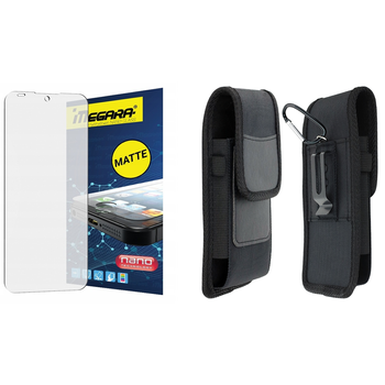 Szkło hybrydowe do Hammer CONSTRUCTION 2 5G - 6.58" MATOWE + ETUI Futerał