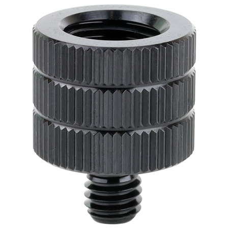 Adapter M10 żeński na M6 męski przejściówka aluminiowa do kamer statywów