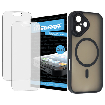 2x Folia ochronna do iPhone 17 + MagSafe ETUI czarne TPU