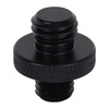 Adapter tuleja redukcja 3/8" na M8 statywowa czarna statyw lampy 18 mm