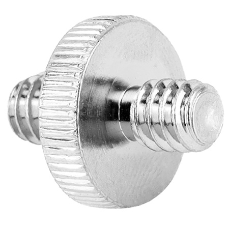 Adapter 1/4" męski na 1/4" męski przejściówka stal do kamer statywów