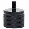 Adapter tuleja redukcja 1/4" na M4 statywowa aluminiowa czarna 20 mm