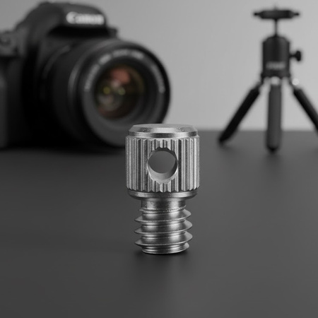 Śruba 1/4" z oczkiem do kamer i akcesoriów linki smyczy paska foto-video