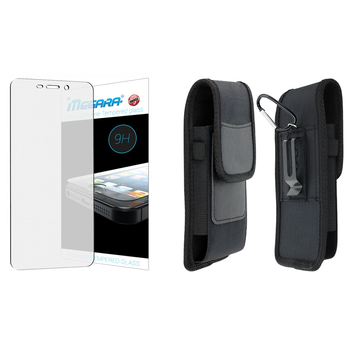 Szkło hartowane do Hammer IRON 4 - 6.45" + ETUI Futerał na pasek kabura