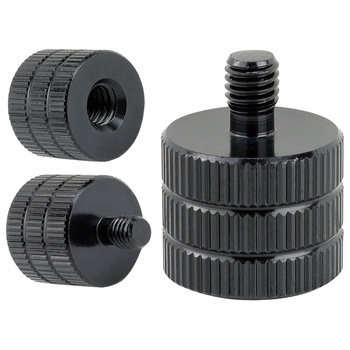 Adapter 1/4" żeński na M5 męski przejściówka aluminiowa do kamer statywów