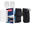 ZESTAW Szkło hybrydowe do HAMMER HORIZON LTE + aparat ETUI Futerał na pasek