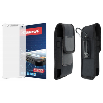 Szkło hybrydowe do Hammer CONSTRUCTION - 6" + ETUI Futerał na pasek kabura
