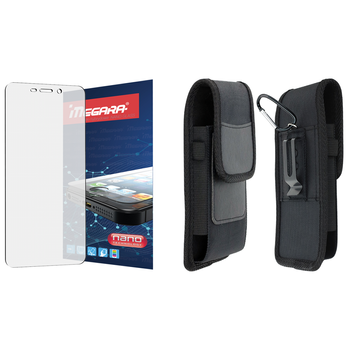 Szkło hybrydowe do Hammer IRON 4 - 6.45" + ETUI Futerał na pasek kabura