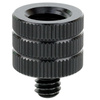 Adapter M10 żeński na 1/4" męski przejściówka aluminiowa do kamer statywów