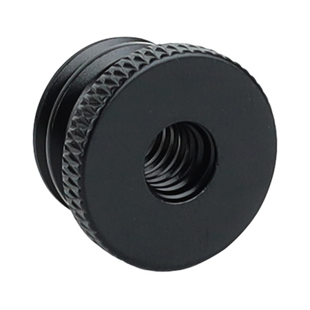 Adapter tuleja redukcja 1/4" na 5/8 statywowa czarna statyw lampy 12 mm