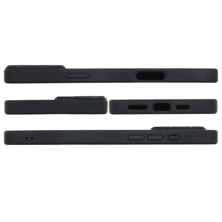 Folia do iPhone 16 ochronna MATOWA + MagSafe ETUI czarne TPU