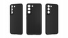 Etui do SAMSUNG GALAXY S22 silikonowe matowe z ochroną aparatu czarne TPU