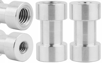 Adapter tuleja redukcja 1/4" na 3/8" statywowa aluminiowa 28 mm