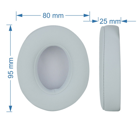 Nauszniki do słuchawek BEATS STUDIO 2.0 3.0 WIRED WIRELESS pady gąbki białe