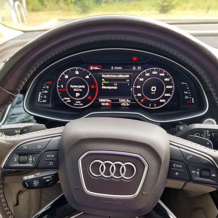 Folia do Audi Q7 2016 - 2019 na zegary - MATOWA