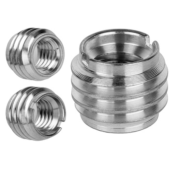 Adapter tuleja redukcja statywowa 3/8" żeński na 5/8" męski aluminium 12 mm