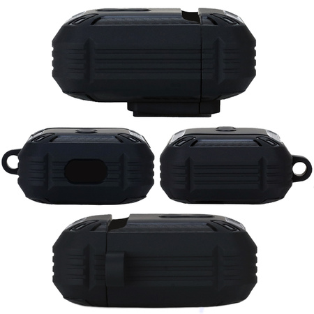 PANCERNE ETUI DO APPLE AIRPODS 1 / 2 CASE COVER OBUDOWA + KARABIŃCZYK