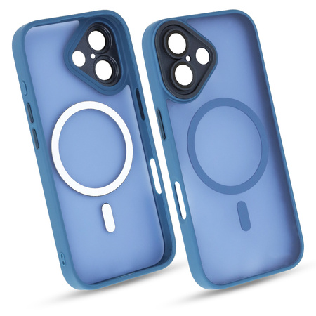 2x Folia ochronna do iPhone 17 + MagSafe ETUI niebieskie TPU