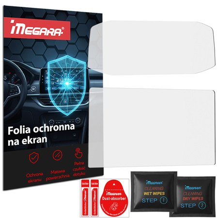 Folia do Cupra Formentor 2024 - 2025 na radio 12.9" + zegary - MATOWA