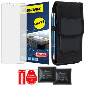 Szkło hybrydowe do RugOne XEVER 7 SERIES PRO MATOWE + Etui futerał klips