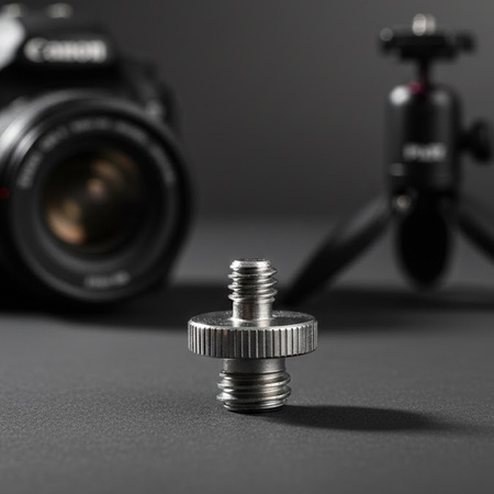 Adapter 1/4" męski na 3/8" męski przejściówka stal do kamer statywów