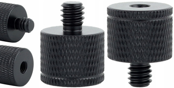 Adapter tuleja redukcja 1/4" na M5 statywowa czarna do statywu 20 mm