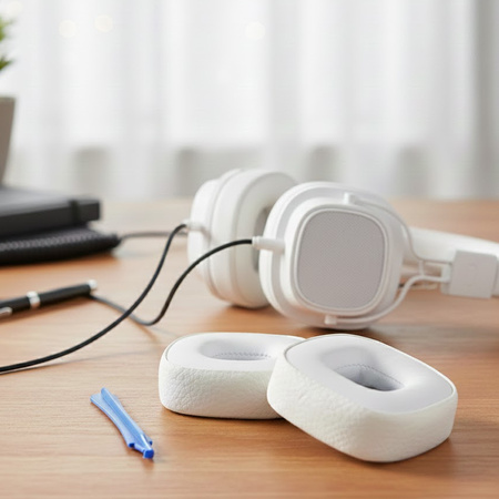 Nauszniki pady do MARSHALL MAJOR III 3 ekoskóra pianka memory L+R BIAŁE