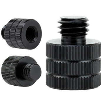 Adapter M8 żeński na 3/8" męski przejściówka aluminiowa do kamer statywów