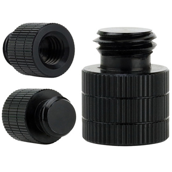 Adapter 3/8" żeński na M12 męski przejściówka aluminiowa do kamer statywów