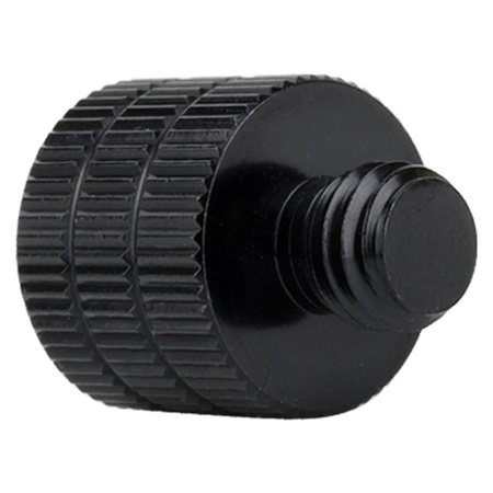 Adapter 1/4" żeński na M8 męski przejściówka aluminiowa do kamer statywów