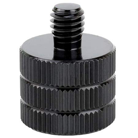 Adapter 3/8" żeński na M6 męski przejściówka aluminiowa do kamer statywów