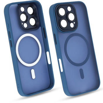 Etui do iPhone 16 Pro niebieski mat MagSafe case plecki pokrowiec ochrona