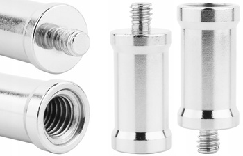 Adapter tuleja redukcja statywowa 3/8" do 1/4" stalowa do statywu 37 mm