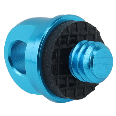 Śruba statywowa 1/4" z uszczelką uchem do paska smyczy linki aluminiowa