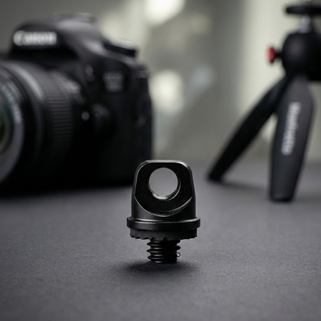 Śruba 1/4" z uszczelką uchem aluminiowa do paska smyczy linki foto-video