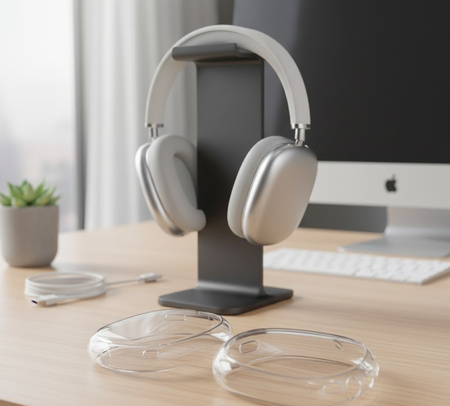Etui silikonowe na nauszniki nakładki Apple AirPods Max osłony ochronne TPU