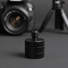 Adapter M12 żeński na 1/4" męski przejściówka aluminiowa do kamer statywów