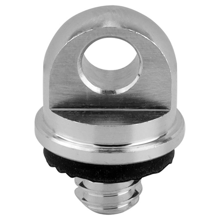Śruba statywowa 1/4" z uszczelką uchem do paska smyczy linki aluminiowa