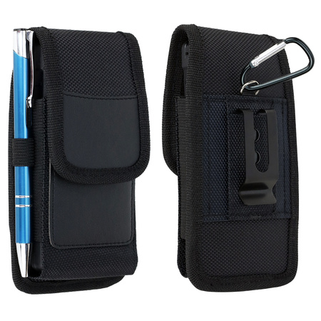 Etui futerał na pasek uniwersalne karabińczyk klips 15.5x8.5x2 cm