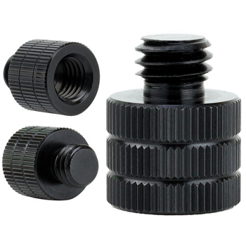 Adapter M10 żeński na 3/8" męski przejściówka aluminiowa do kamer statywów