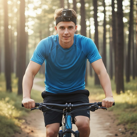 Opaska szelki na głowę kask do GoPro DJI SJCAM regulowana antypoślizgowa