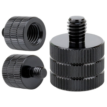 Adapter M10 żeński na M6 męski przejściówka aluminiowa do kamer statywów