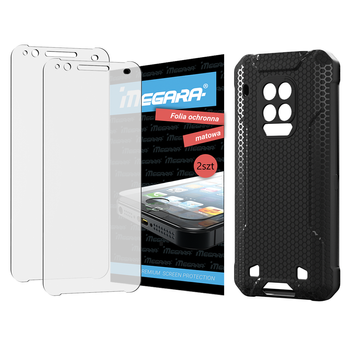 MATOWA Folia Ochronna do HAMMER CONSTRUCTION - 6 cali + ETUI silikonowe TPU