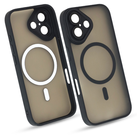 Szkło hybrydowe do iPhone 17 + MagSafe ETUI czarne TPU