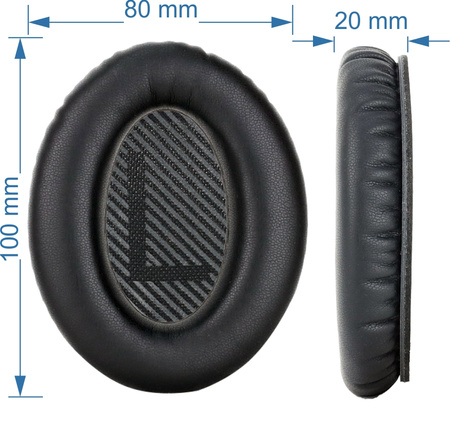 NAUSZNIKI PADY GĄBKI PODUSZKI DO BOSE QC45 QC35 I II QC25 QC15 QC2 AE2 TESA