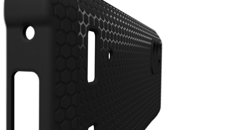 Etui do HAMMER IRON 4 - 5.45" silikonowe matowe z ochroną aparatu czarne