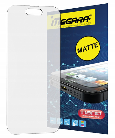 Szkło hybrydowe MATOWE do iPhone 16 Plus