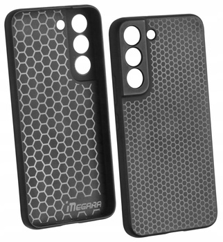 Etui do SAMSUNG GALAXY S22 silikonowe matowe z ochroną aparatu czarne TPU